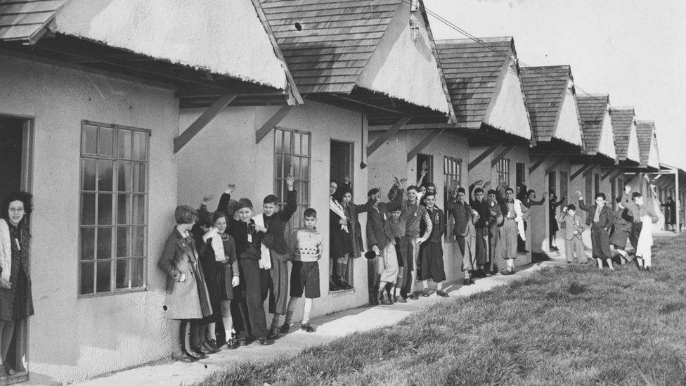 Kindertransport children at Dovercourt Bay