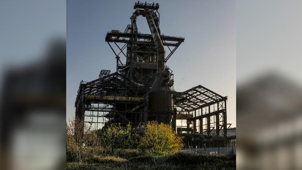 Redcar Blast Furnace empty shell