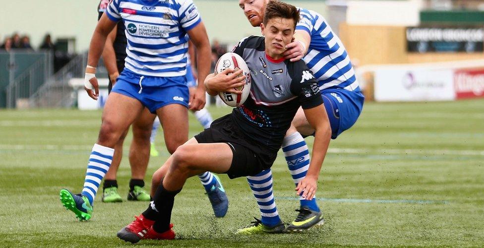 London Broncos (grey/black) v Halifax