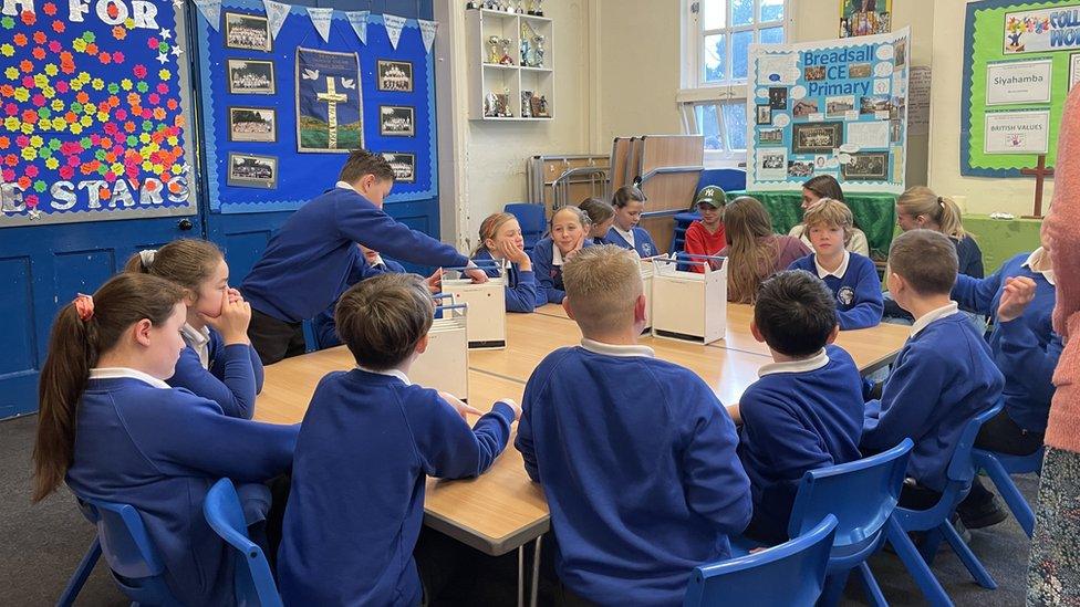 Students at Breadsall C of E Primary School