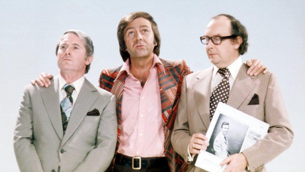 Des O'Connor with Morecambe & Wise