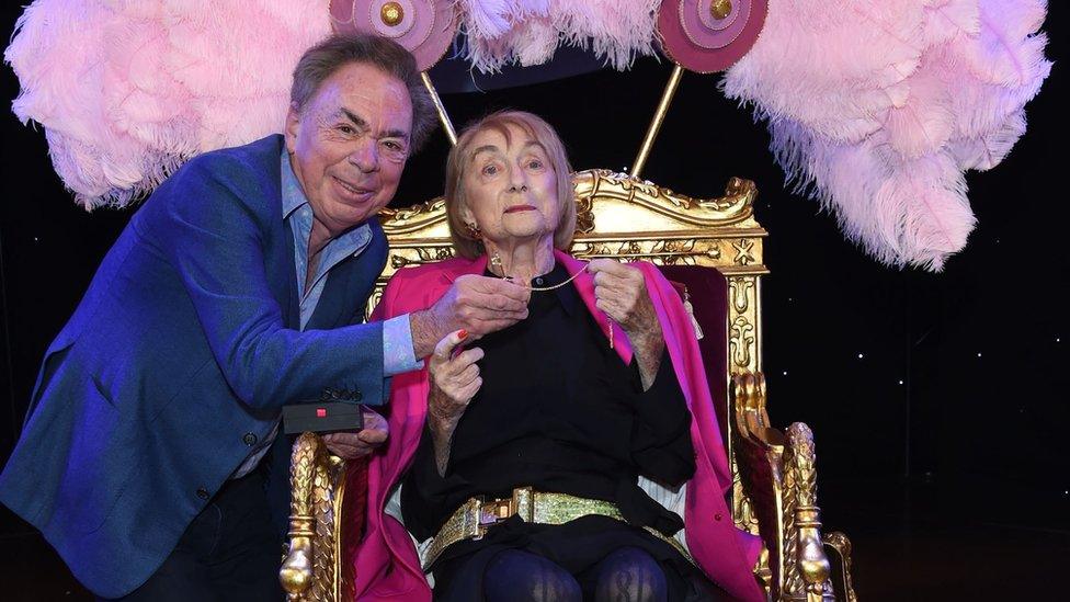 Andrew Lloyd Webber and Dame Gillian Lynne