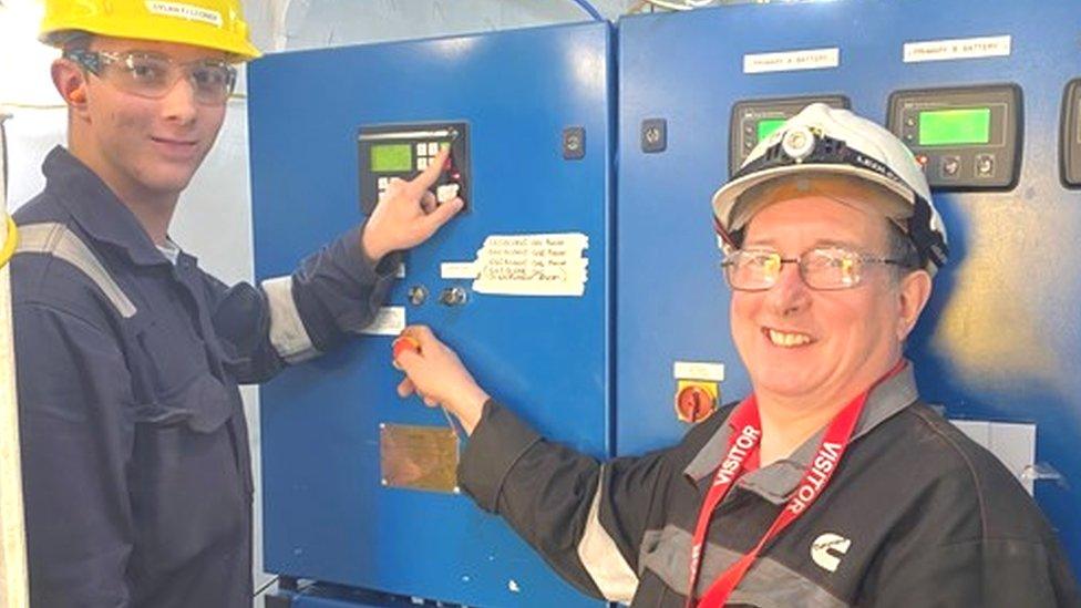 First engine on Glen Sannox is switched on