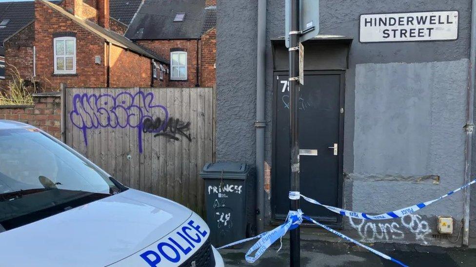 Scene showing Hinderwell Street in Hull