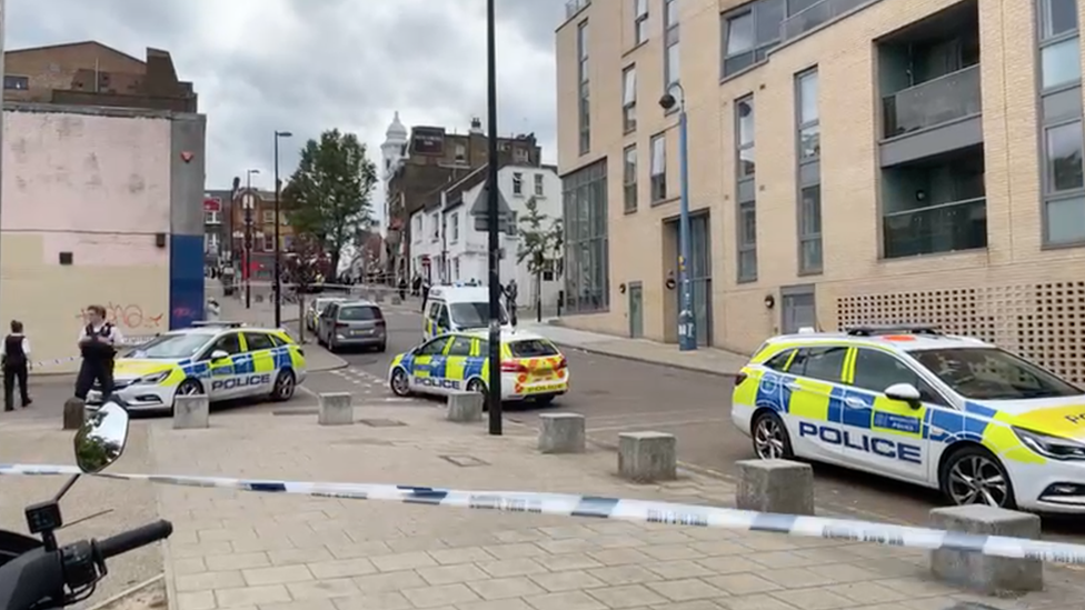 Batavia Mews cordoned off