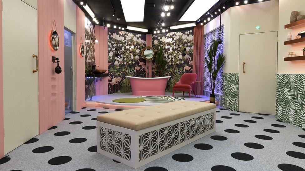 The bathtub in the Celebrity Big Brother 2018 house