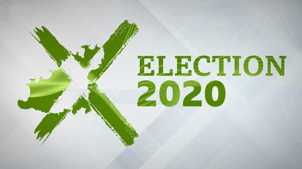 BBC Guernsey Election 2020 logo