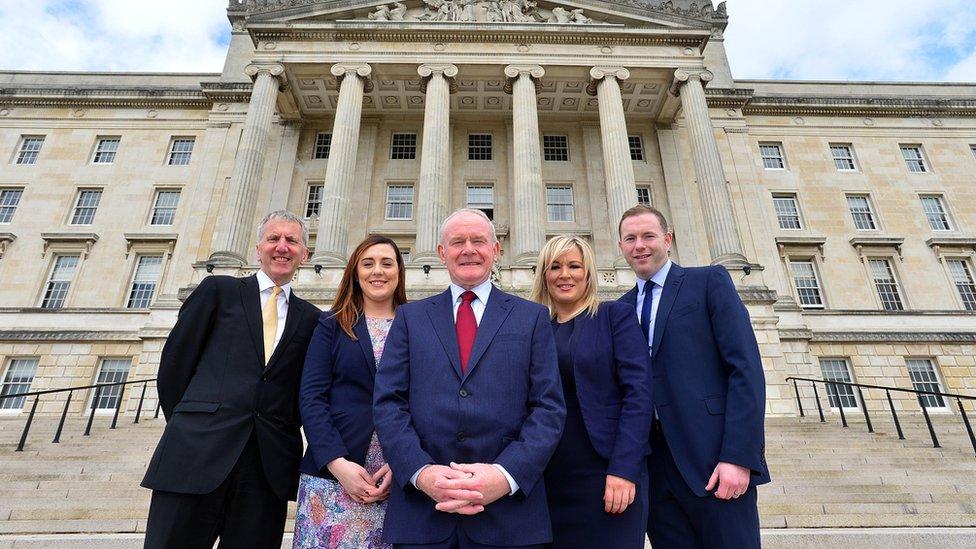 Sinn Féin ministers will be getting around the executive table later