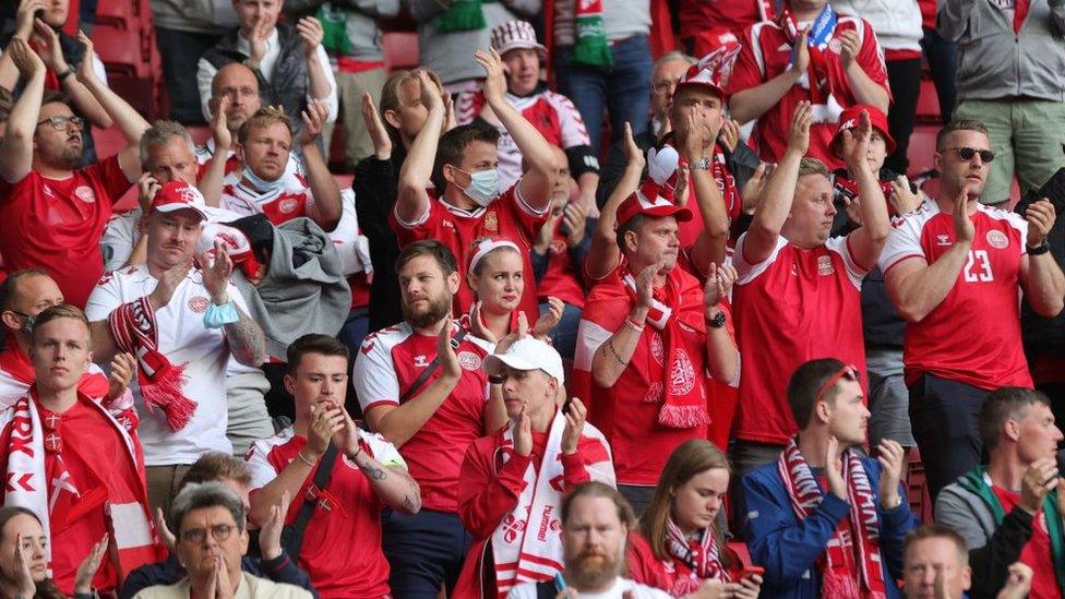 Denmark fans