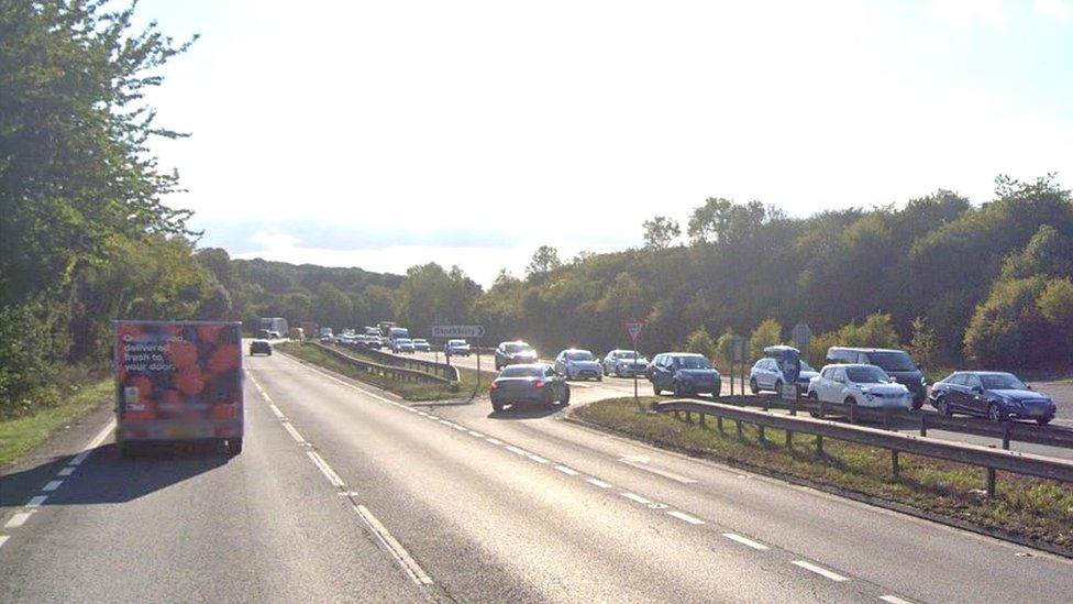 The A249 in Kent