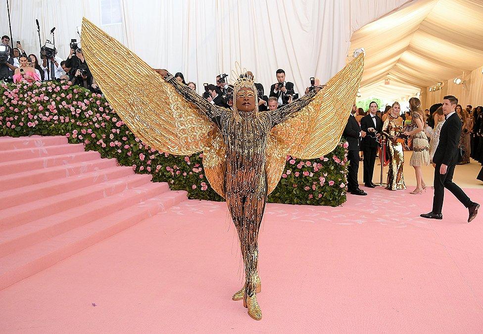 Billy Porter at the Met Gala in an Egyptian-inspired outfit