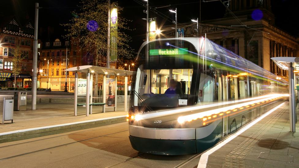 Nottingham tram