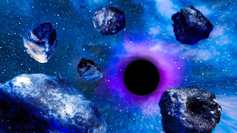 Artist's impression of a black hole