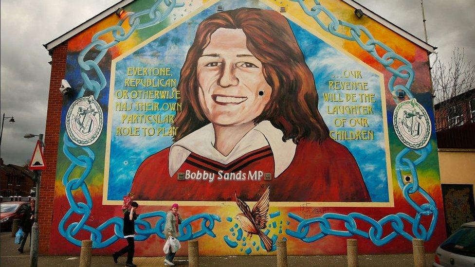 Bobby Sands mural in Belfast