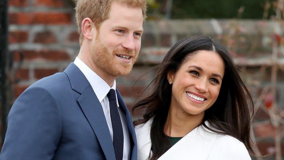 Prince Harry and Meghan Markle at their