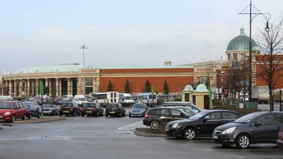 The Trafford Centre car park