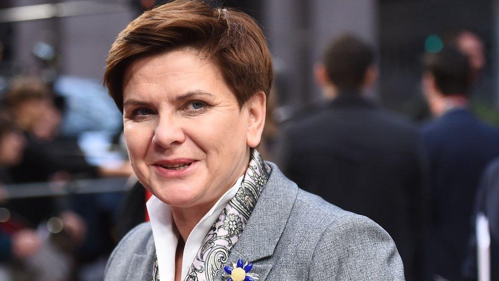 Poland's Prime Minister Beata Szydlo