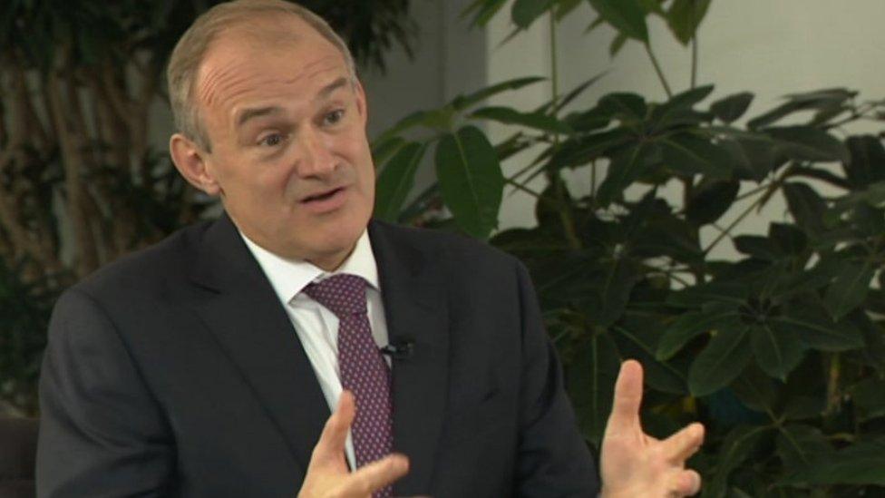 Liberal Democrat leader Ed Davey