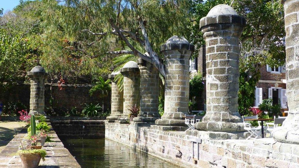 Pillars in Nelson's Dockyard