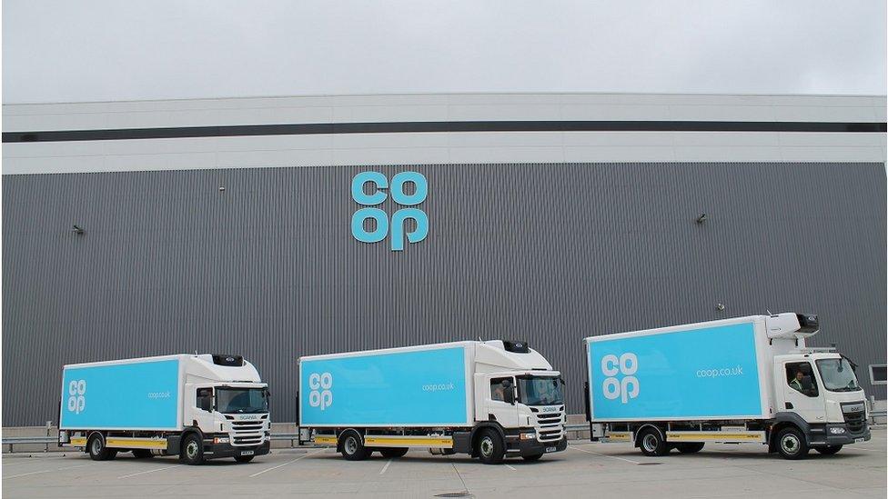 Co-op lorries