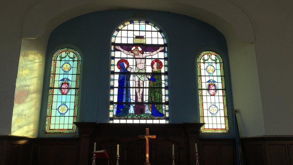 Jurby Church east window