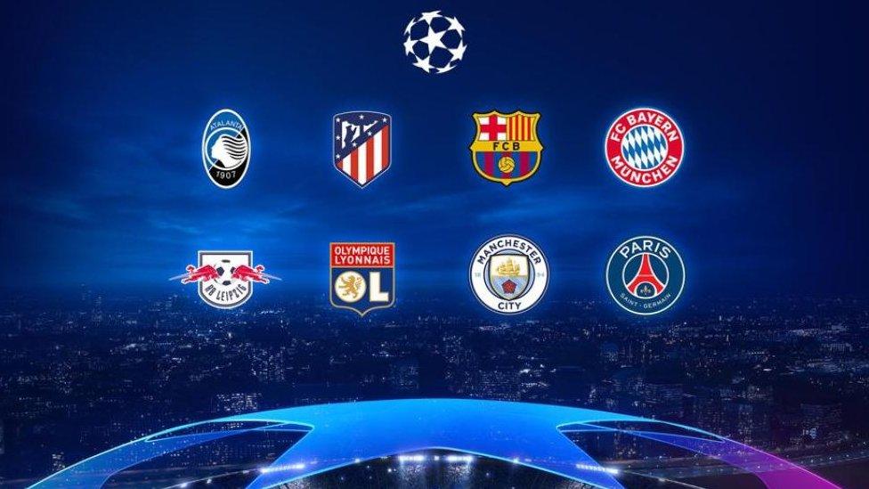 Champions League teams remaining.