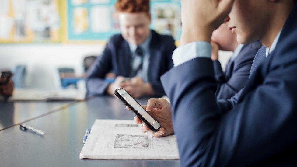 Phones in classroom