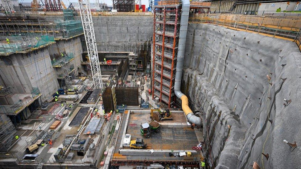 Construction at Hinkley Point C