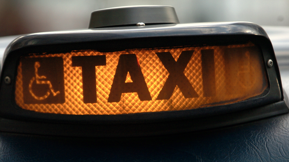 Taxi sign