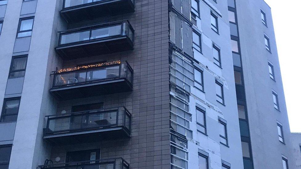 Tower block in Leeds