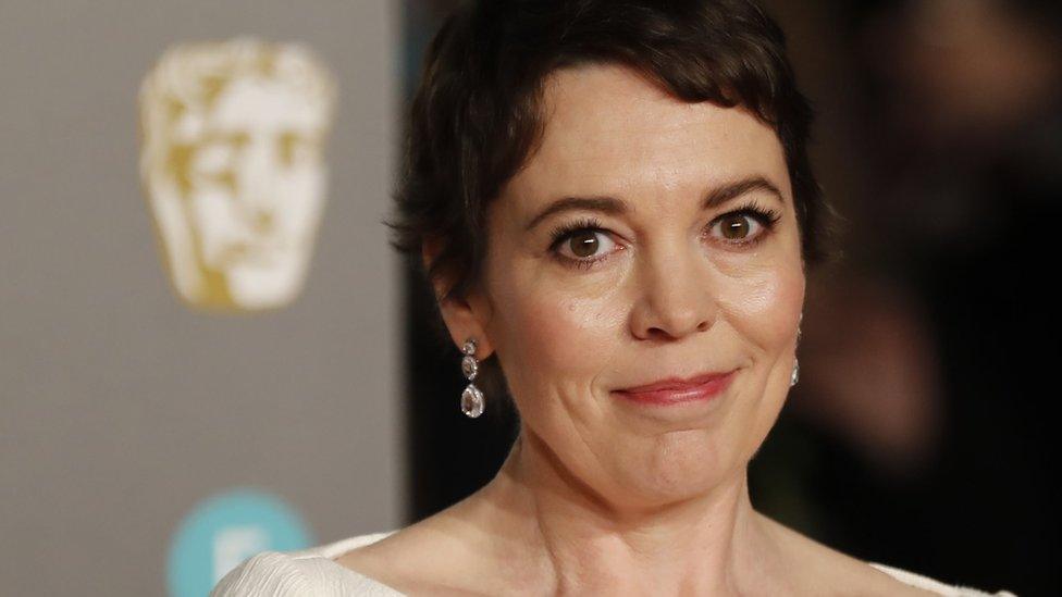 Olivia Colman at the BAFTA Awards