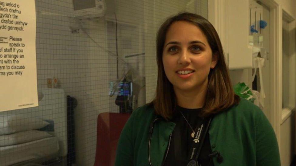 Dr Melanie Nana is a medical registrar - a junior doctor who has finished her post-graduate foundation years