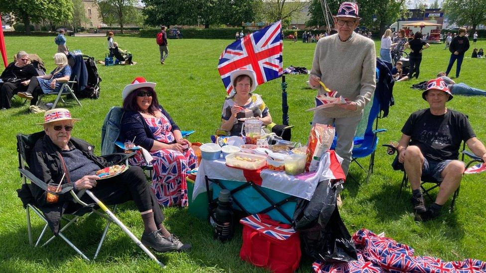 coronation lunch in The Leys, Witney.