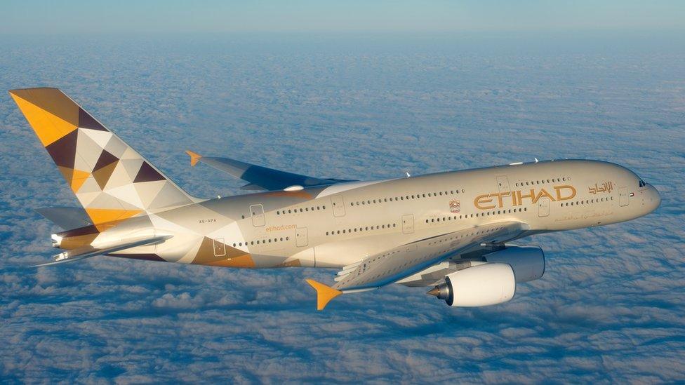 Etihad Airways plane