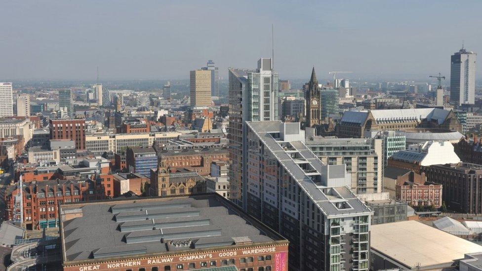 Manchester skyline