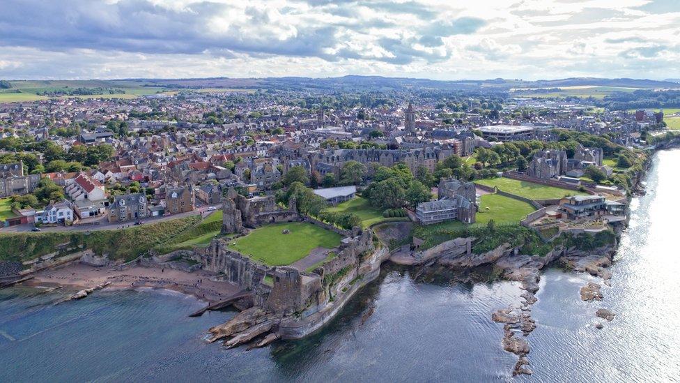 St Andrews from above