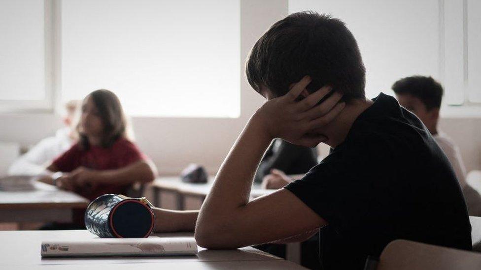 Child in school