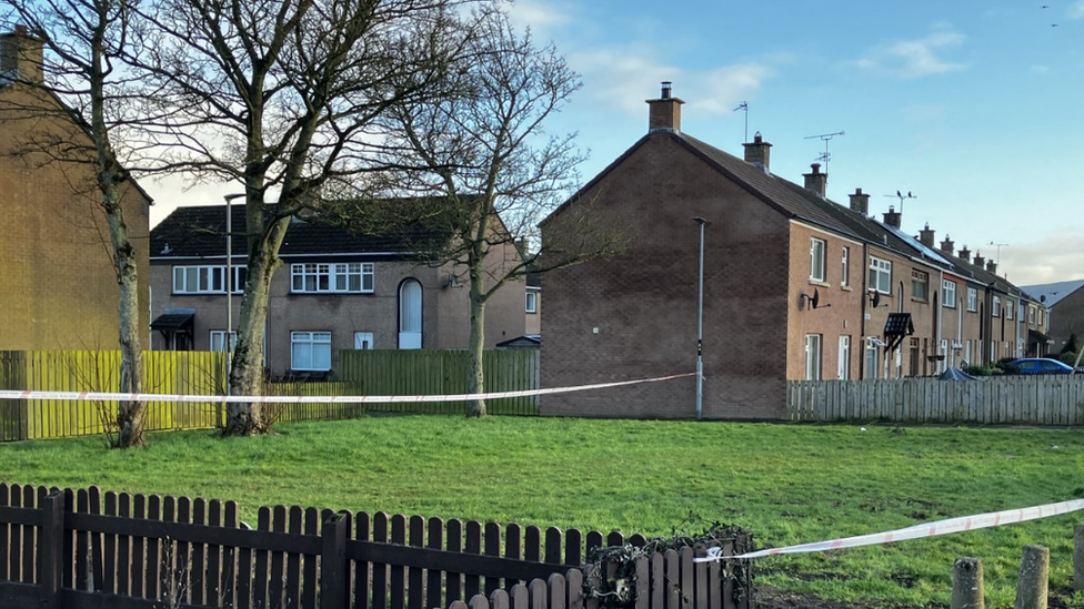 Police cordon in Limavady