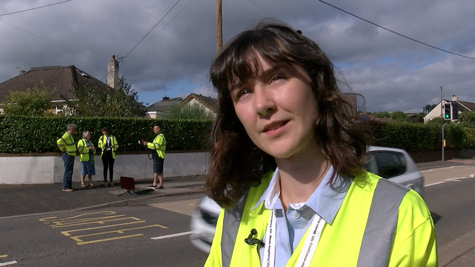 New Speed Watch volunteer Abbie Rands