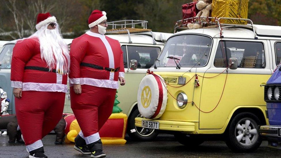 Santas and campervans