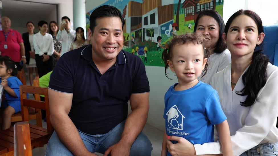 Vacharaesorn Vivacharawongse, 42, the second-eldest son of Thailand's King Maha Vajiralongkorn visits the Foundation for Slum Child Care supported by the Royal Family, in Bangkok, Thailand, August 8, 2023.