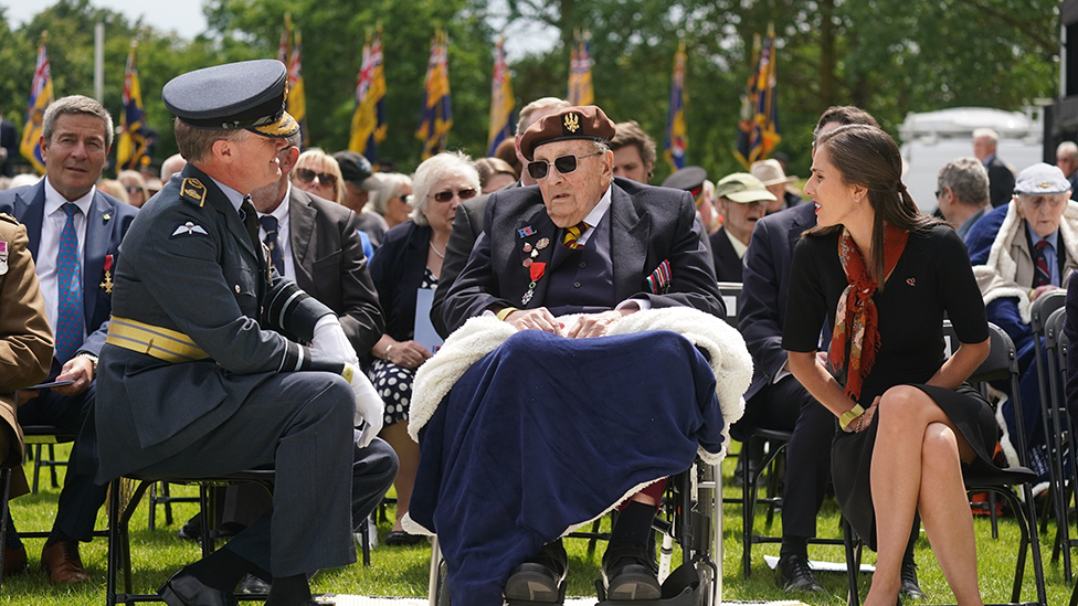 D-Day service at National Memorial Arboretum