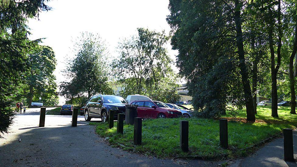 Car park at Roundhay Park