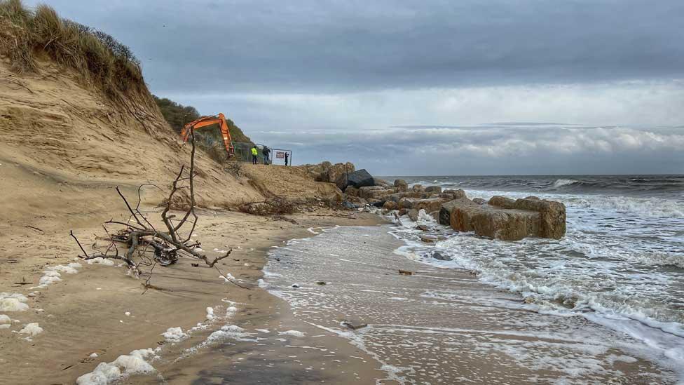 The gap at Hemsby