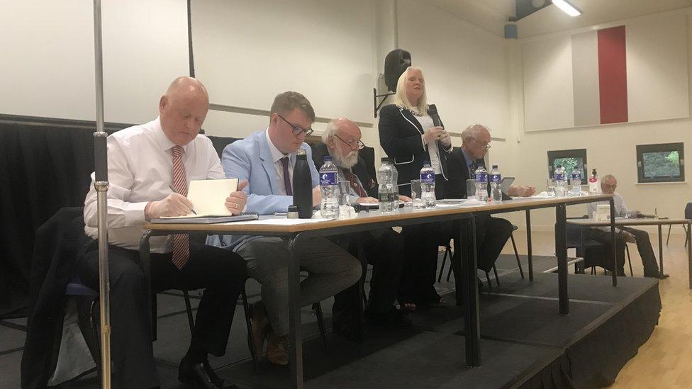 Onchan election hustings 2021 at Bemahague School