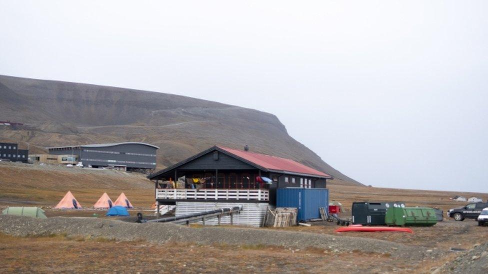 Campsite near Longyearbyen