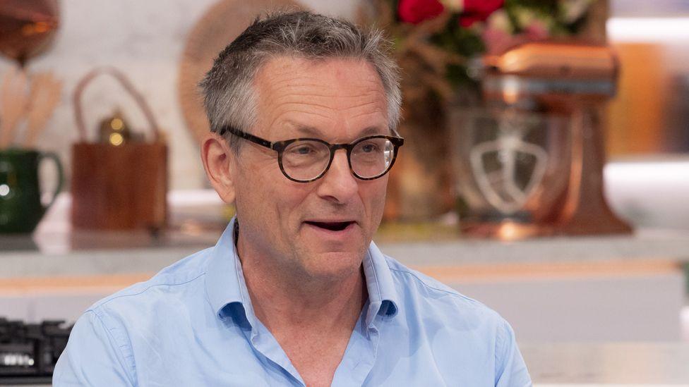 Dr Michael Mosley in a studio in 2023