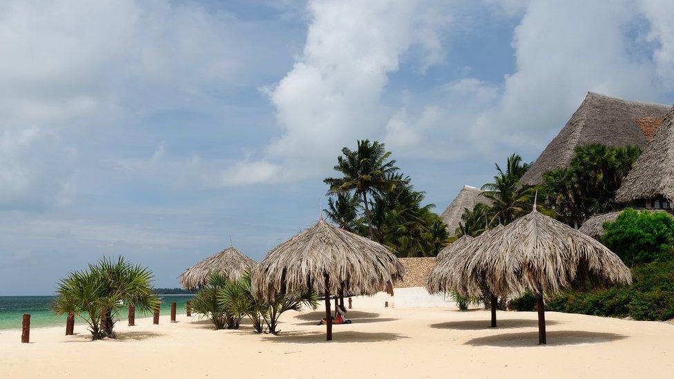 A beach resort in Malindi