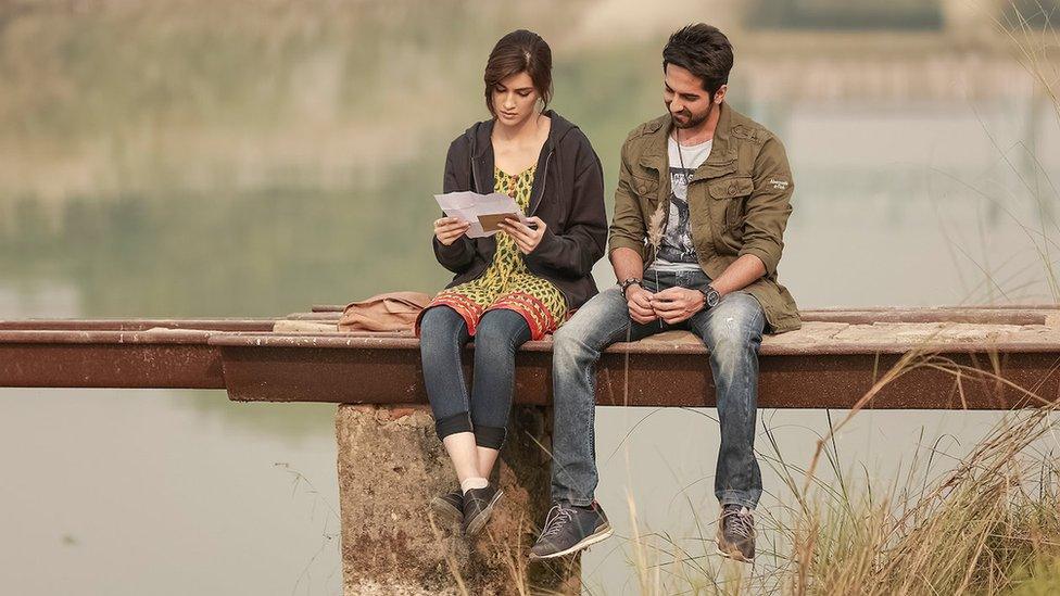 Kriti Sanon and Ayushmann Khurrana in Bareilly ki Barfi