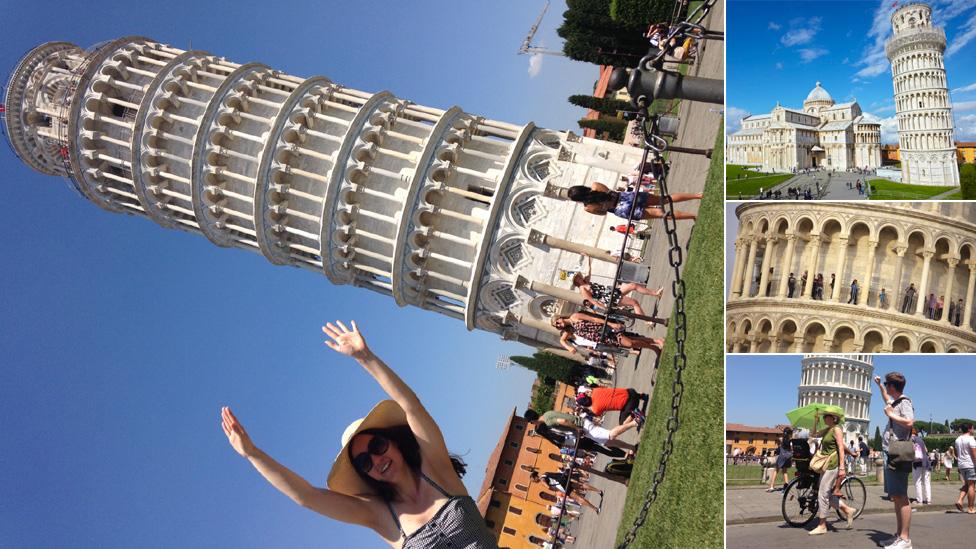Images of the Leaning Tower of Pisa